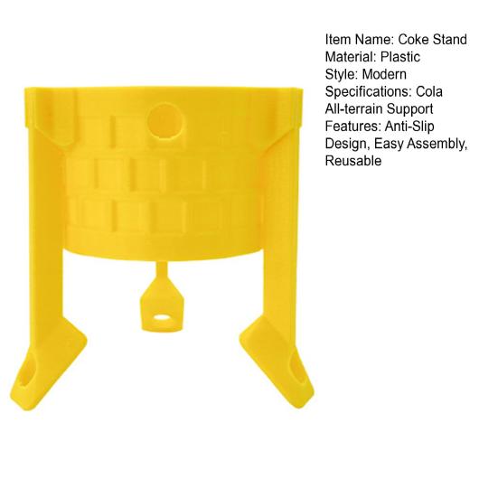 Stojan Coke do terénu Stojan Coke Organizér na kelímky Protiskluzový Všestranný Vodotěsný Plastový Úložný prostor odolný proti korozi