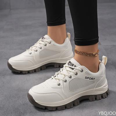 Modische Vielseitige Damenschuhe Neue Frühling Herbst Dicke Sohle Anti Rutsch Damenschuhe Lässig Bequem Sport Wanderschuhe