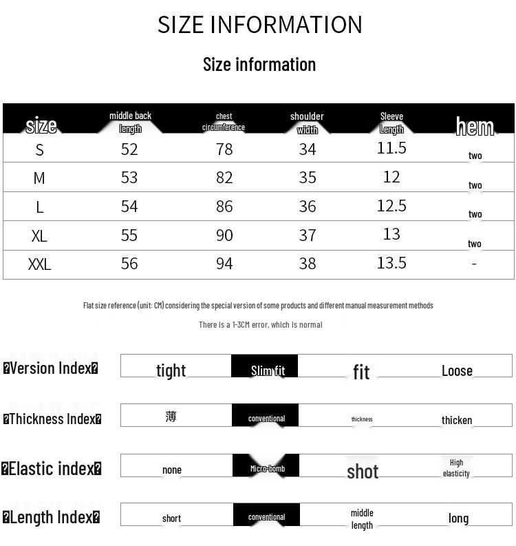 Shuangxing Women's Ribbed Round Neck Slim-Fit T-Shirt