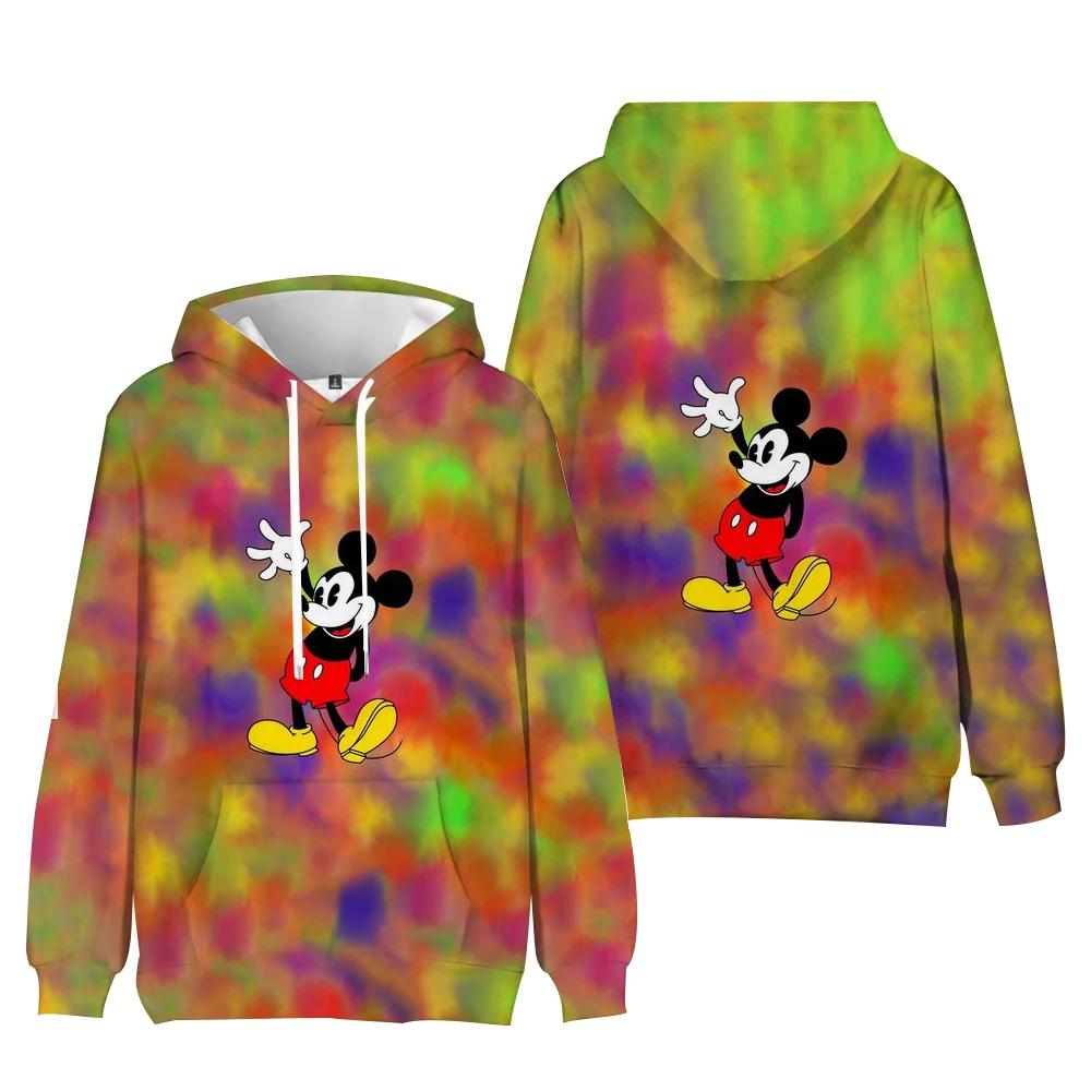 Disney Hoodie Mode Goofy Tasche Sweatshirt Pullover Niedliche Hoodies Mädchen Damen Sweatshirt Cartoon Hoodie
