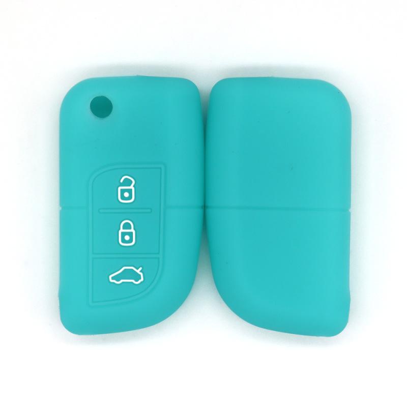 Suitable for Changan Automobile V5CX20CX30 Yuexiang V3 Zhixiang Ouliwei X6 folding key silicone protective case bag