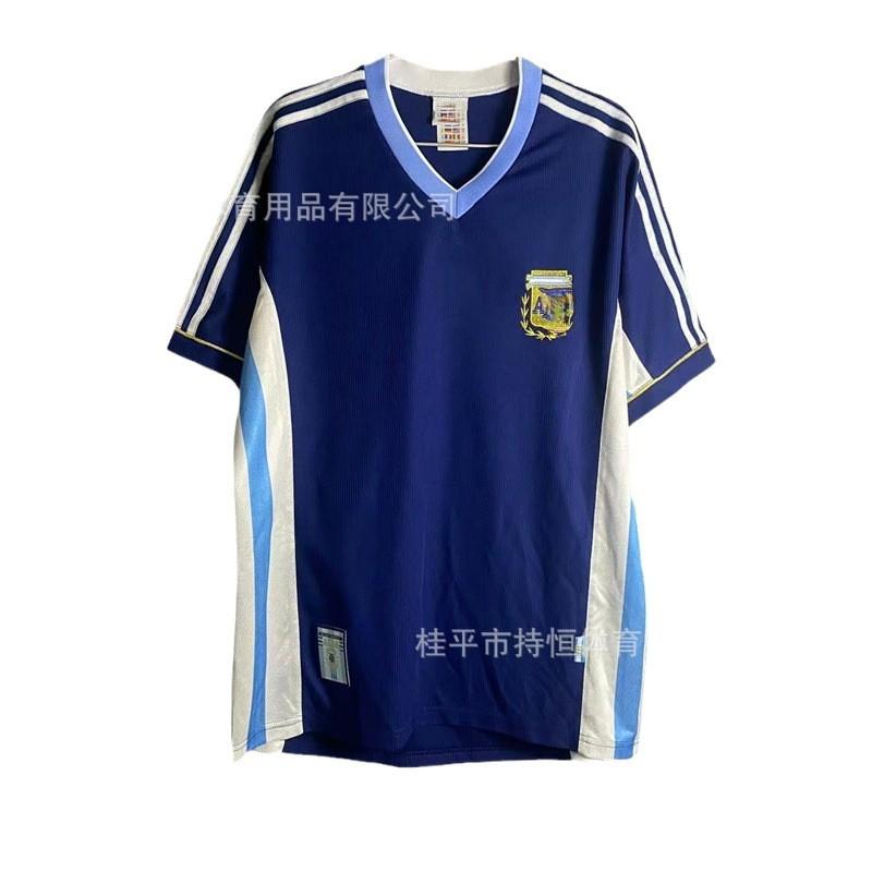 Argentina Retro Football Jersey 1994-2010 Season Vintage Soccer Shirt Men Sports Entertainment Cycling Clothings