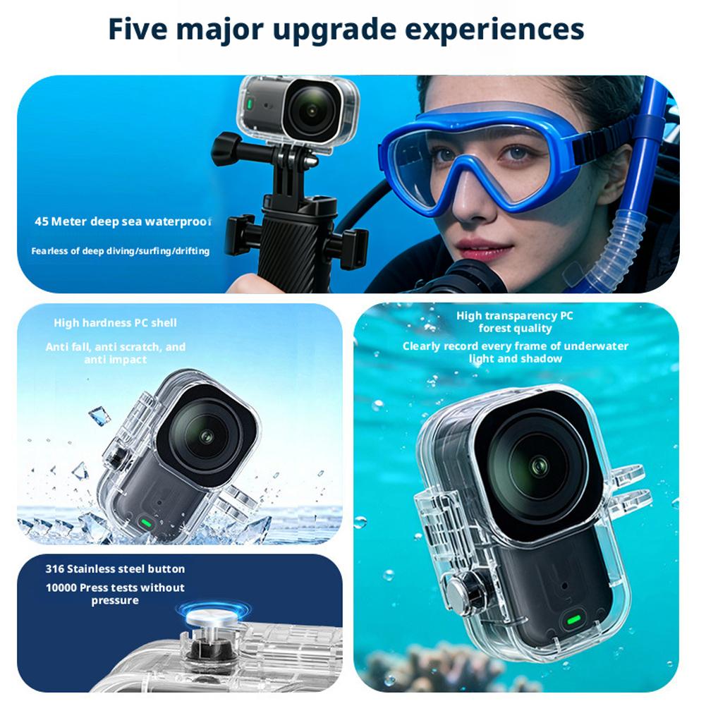 Waterproof Case For DJI Osmo Nano 45m Dive Housing, Underwater Protection For Thumb-Sized Action Camera Accessories