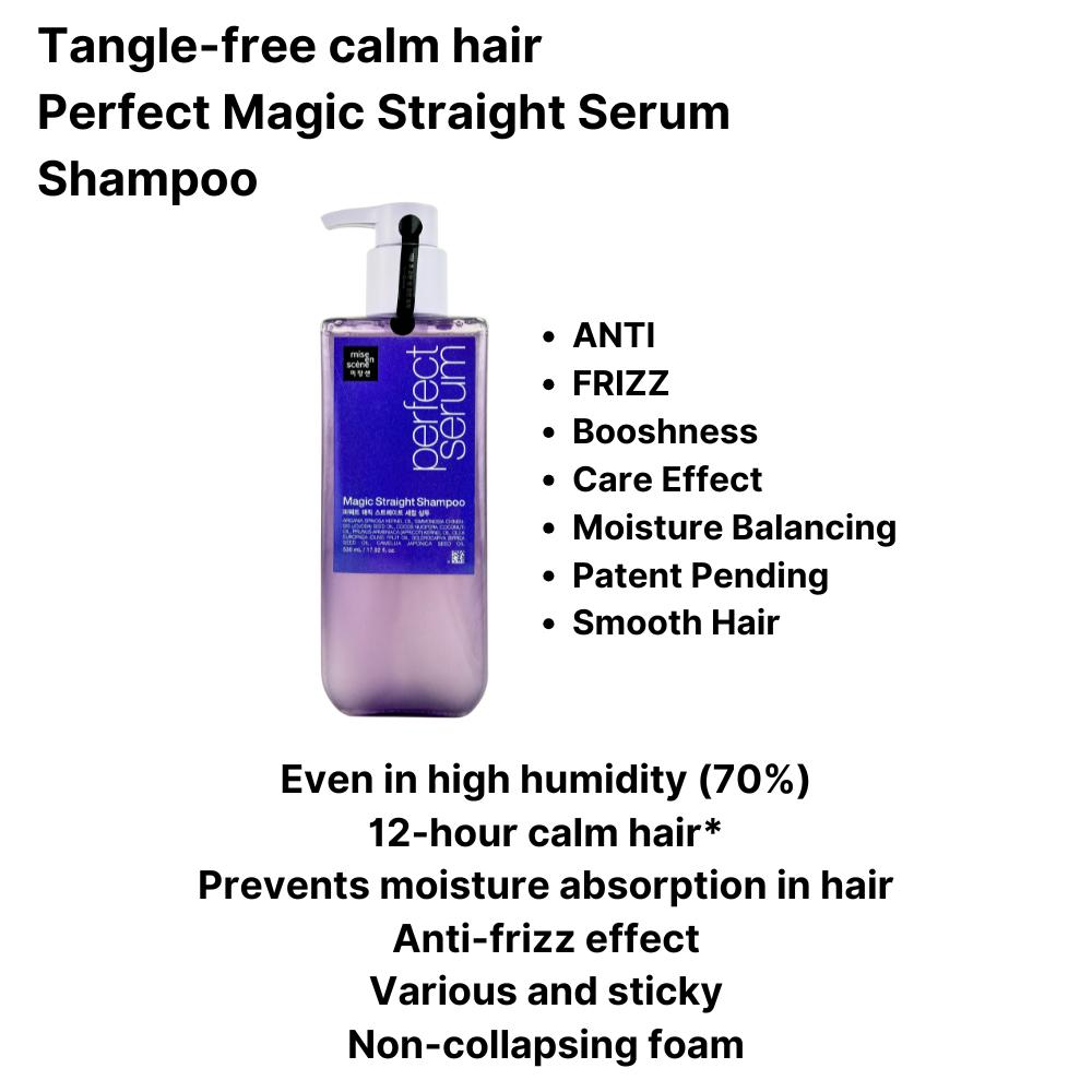 Mise En Scene Perfect Magic Straight Serum, Shampoo,Treatment 3 Type