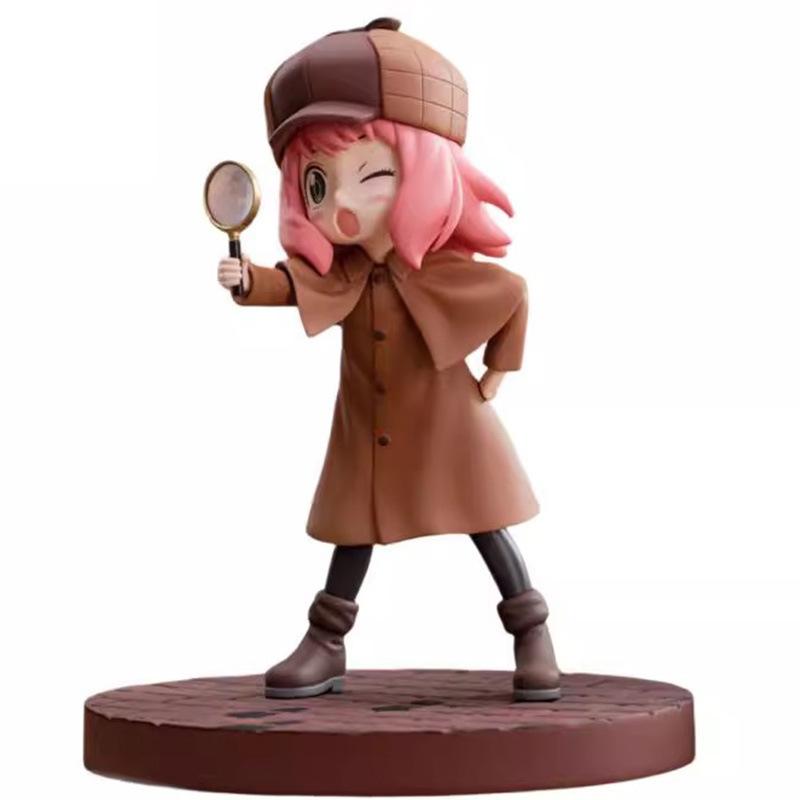Anime spy playhouse animated version of Ania Fujie detective game figure cute doll desktop ornament