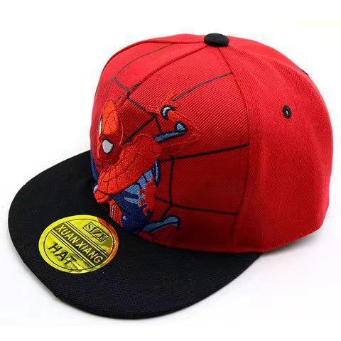 Boys Girls Spiderman Adjustable Snapback Hat Superhero Anime Cartoon Baseball Cap Spider Web Headwear Halloween Christmas Gifts