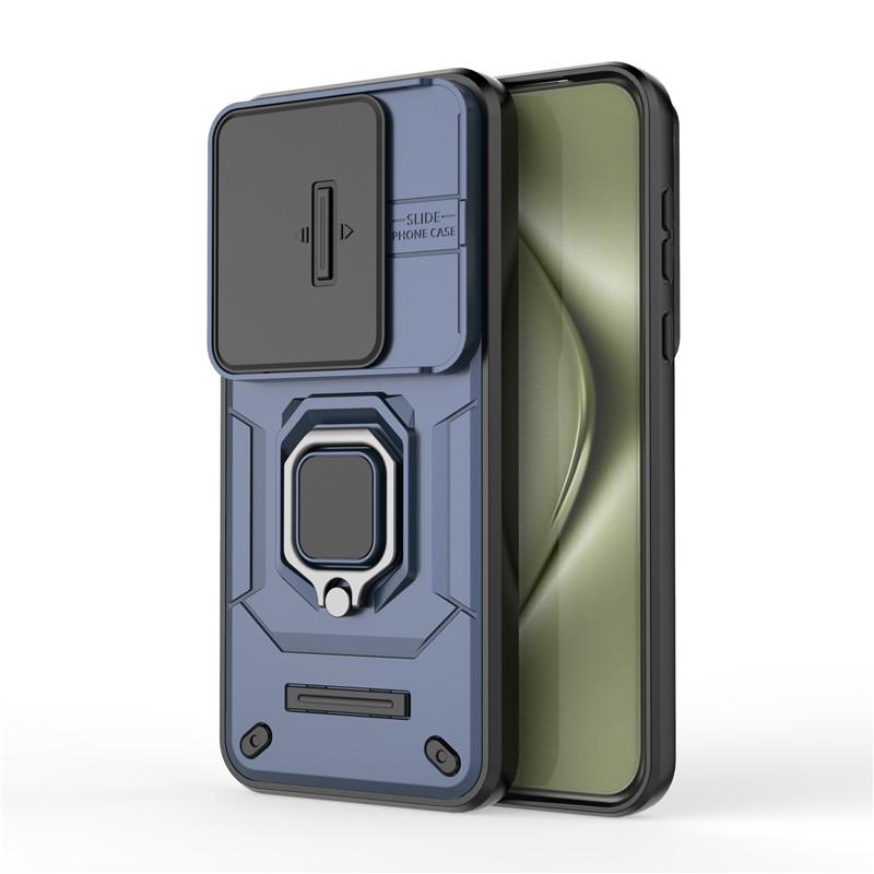 

For Huawei Pura 70 Ultra Case Huawei Pura 70 Ultra Cover Slide Camera Protector Bumper Holder Phone Cases On Pura 70 Pro Plus For Pura 70 Ultra синий