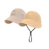 Double-sided Plaid Sunscreen Hat Women's Summer Foldable Sun Hat Outdoor UV Protection Breathable Big Eaves Sun Hat Batch
