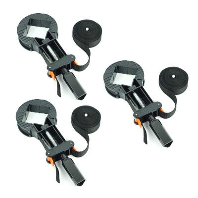 Felimore Clamp Belt Clamp Tool for Woodworking DIY Wooden Frame Woodworking Belt Workbench Set of 3