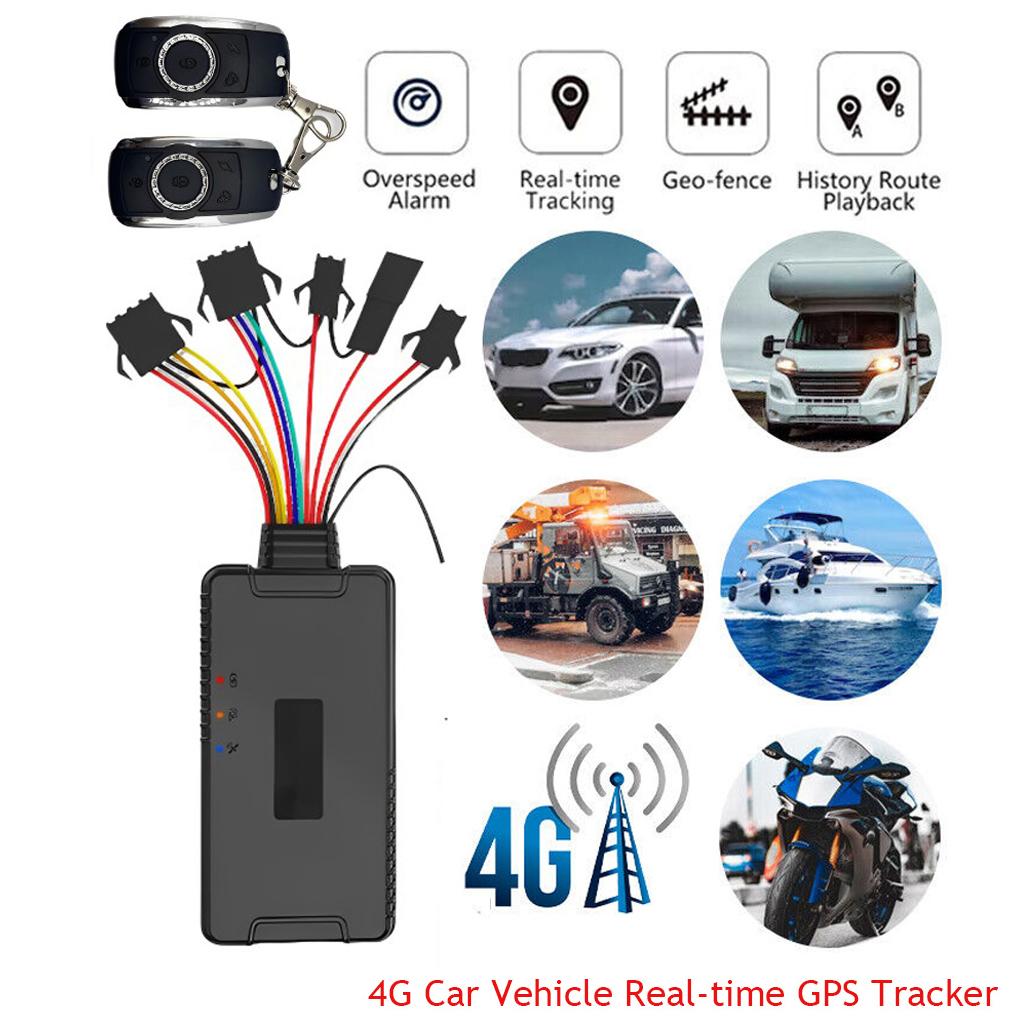 Lokalizator GPS 4G 7670SA do śledzenia pojazdów samochodowych i motocyklowych z odcięciem zasilania olejem i 2 pilotami