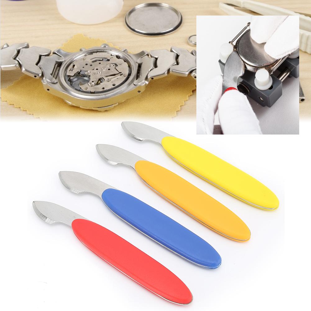 4pcs Watch Case Opener Blade Back Cover Pry Remover Set Watchmaker Repairing Tool