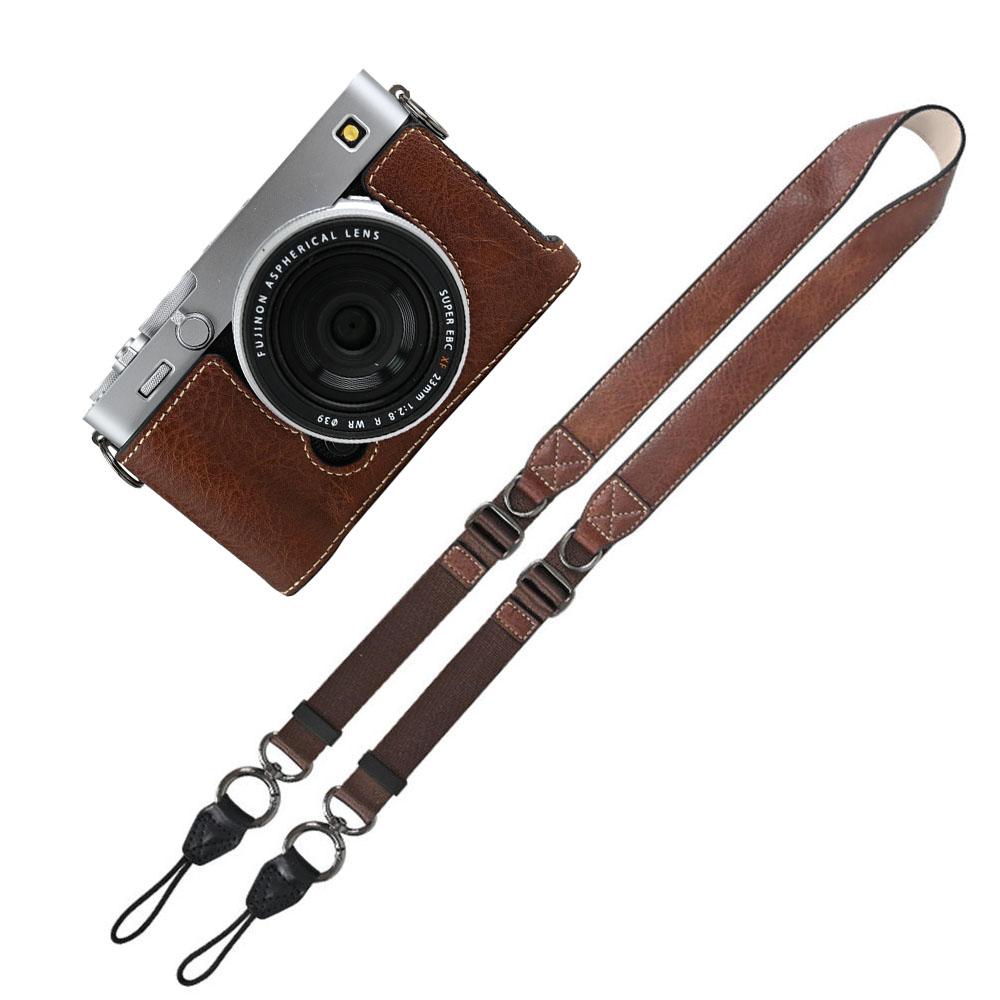 

Получехол для камеры для Fujifilm X-E5 Fuji XE5 С нижней крышкой для доступа к батарее С плечевым ремнем