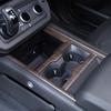 For Land Rover Defender 90 110 130 25-26 ABS Carbon Fiber Car Center Control Water Cup Panel Cover Trim Interior Car Accessories