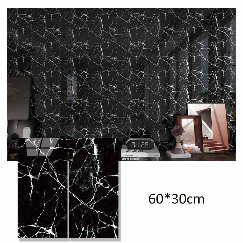 60*30cm samolepicí imitace dlaždic samolepky na zeď zesílené tapety kuchyň koupelna ložnice nástěnná dekorace renovace