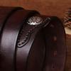 Belt Men's Real Cowhide Personalized Metal Retro Belt Pin Buckle First Layer Cowhide Casual Belt