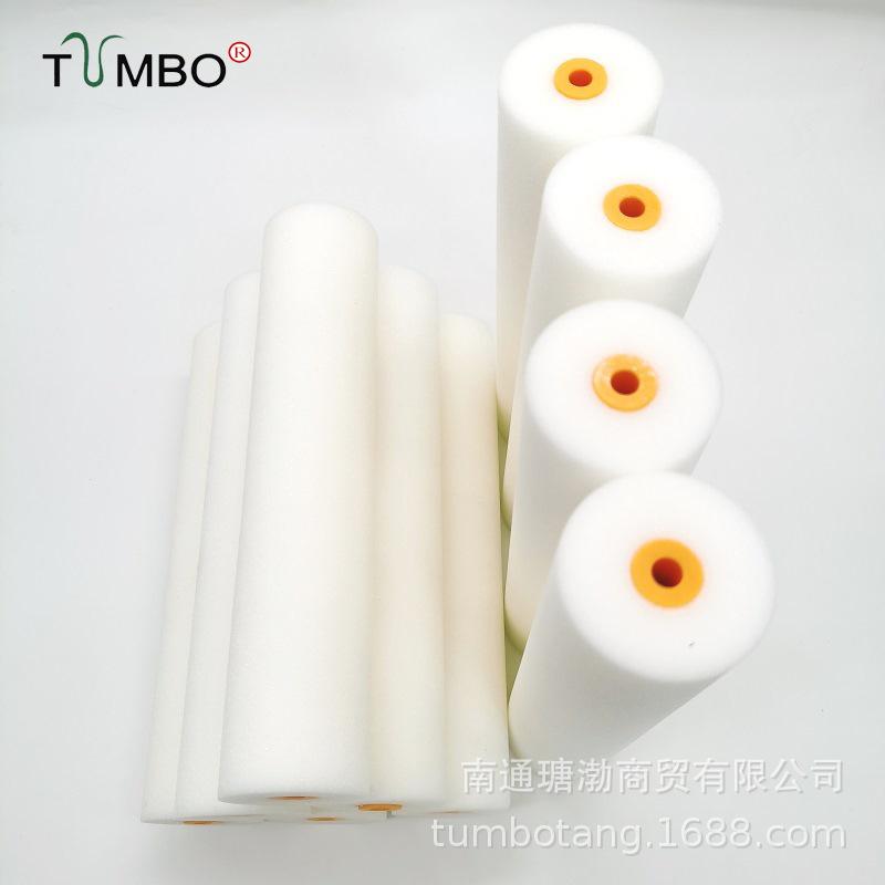 9-Inch Oil-Based Sponge Roller Brush, 50/70mm, No Brush Marks, High Efficiency for Furniture Refinishing
