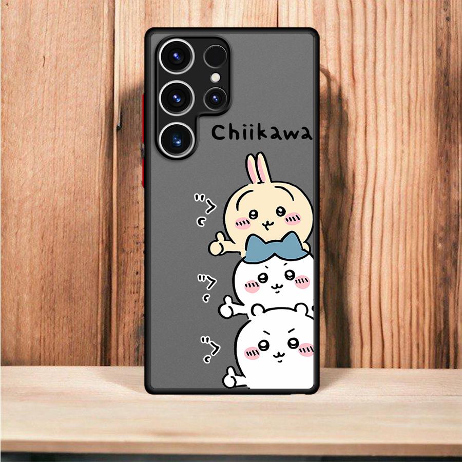 Cute Chiikawas Phone Case for Samsung Galaxy Note 10 20 Ultra S10 S9 S8 Plus S10 Lite Soft Edge