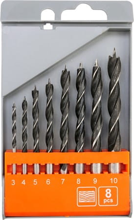 Vorel Wood Drills Set 8 Pcs 3 - 10Mm 22381