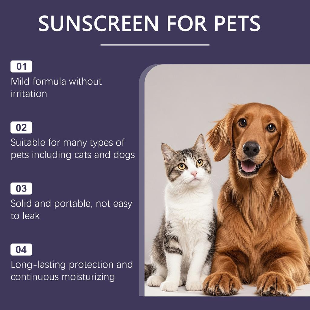 30g Sun Protection Balm for Pets SPF50 Sunblock Cream Dog Paw Balm Protect from Harmful UV Rays