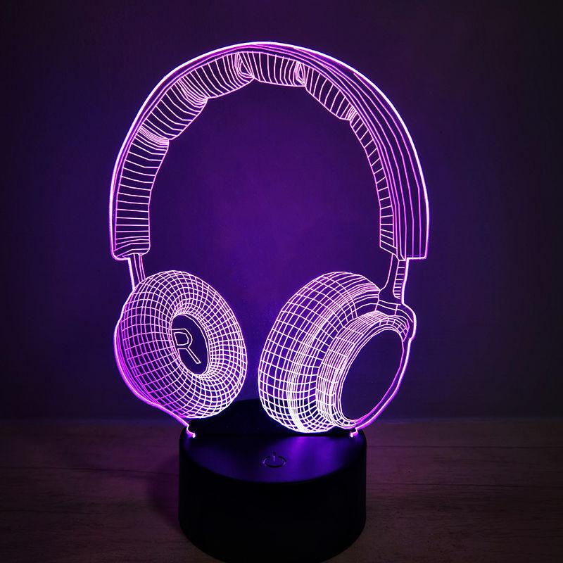 3D Visuelles Spielornament Licht E-Sport Atmosphäre Licht 3D Nachtlicht Gamepad Dekorative Leuchte