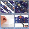 120ft Bulletin Board Borders Decorations Outer Space Classroom Decor Galaxy Star Planet Astronaut Scalloped Border Trim for Teacher School Office