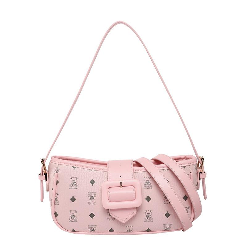 High-end printed women's bags, new trendy niche fashion armpit bags, high-end versatile shoulder messenger bags