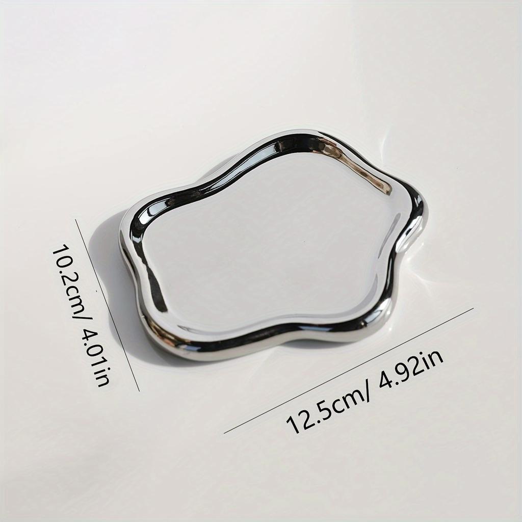 1 Stück Keramikschmuckschale, Wolkenform Schmuckschale Kosmetiktisch-Organizer-Schale für Schmuck, Ring-Schmuckschale, Schlüsselablage Schmuckhalter