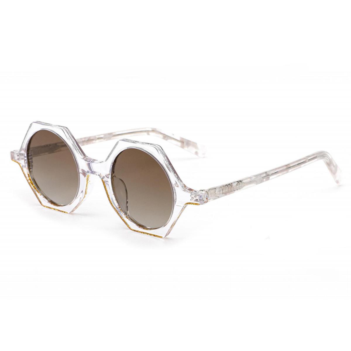 

Fashion New Polygon Polarized Sunglasses Women Acetate High Quality Handmade Eyewear Outdoor UV400 Protection Men Sun Glasses as picture
