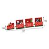 Christmas Decorations Christmas Wood Small Train Children Kindergarten Festive