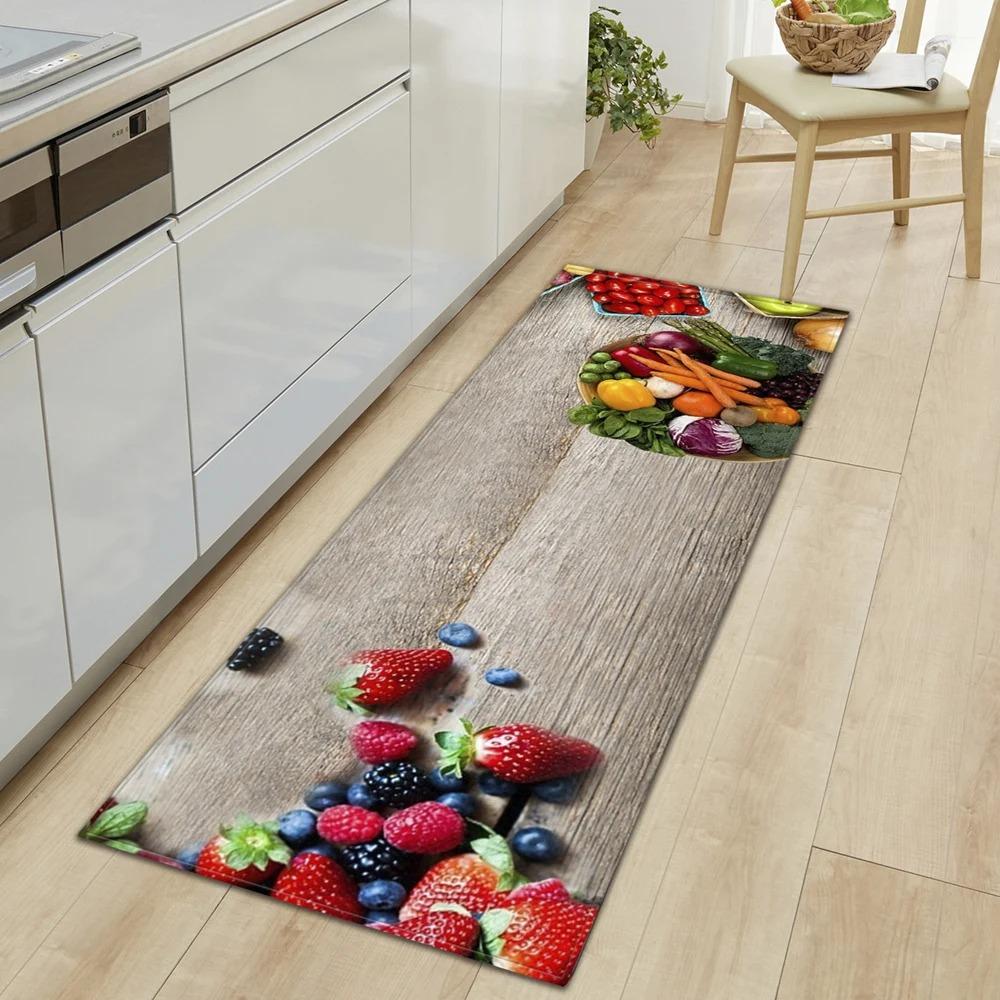 Fruit Pattern Home Kitchen Floor Mat Door Decoration Floor Mat