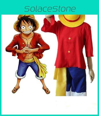 Captivating One Piece Monkey D Luffy New World Costume For Halloween And Cosplay
