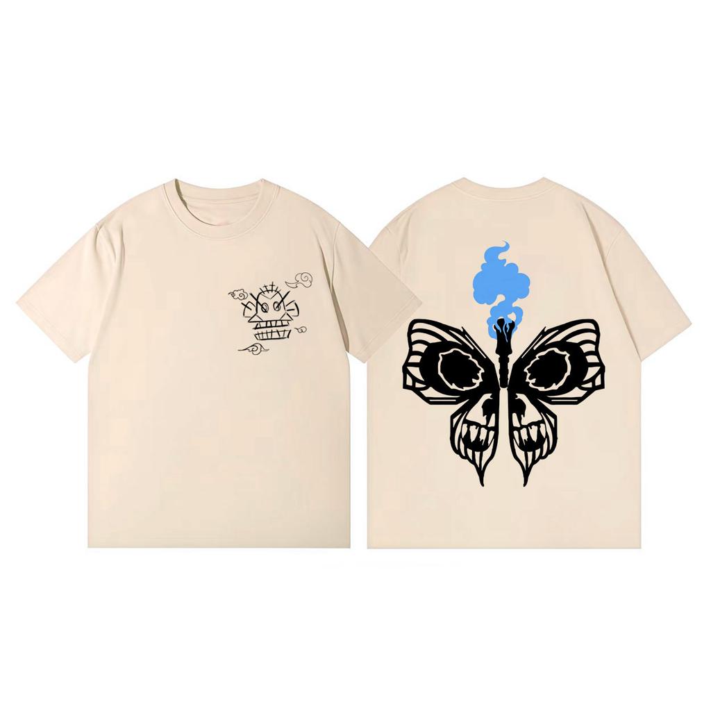 Heißes Spiel Arcane Jinx Merch T-Shirt Sommer High Street Mode Trend Kurzarm-T-Shirts Herren Damen Lässig Locker Baumwoll-T-Shirts