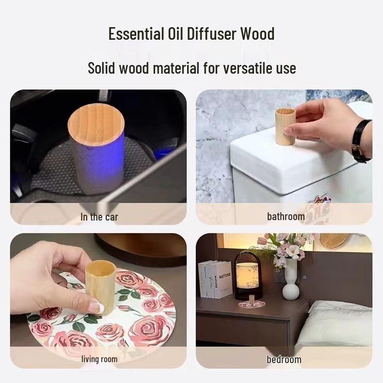 Difusor de Fragrância de Mesa de Madeira - Faia, Nogueira, Padauk Opções Disponíveis