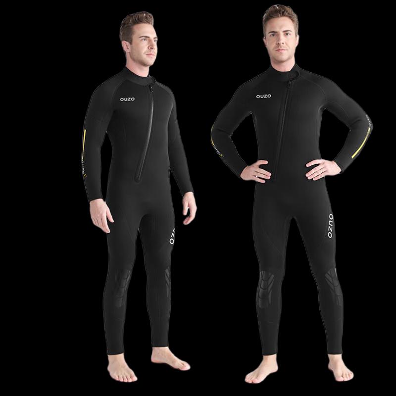 WEZHO Women's 5mm One-Piece Long Sleeve Diving Suit