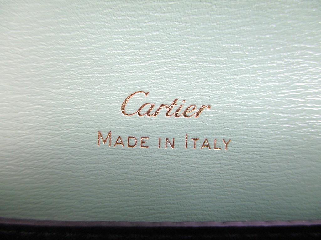 Authentic Cartier Panthere de Cartier Mint Green Leather Gold H/W Mini Wallet #a915  Refurbished