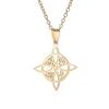 New Witch Knot Hollow Retro Popular Jewelry Pendant Necklace