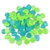 50/100Pcs Handmade Luminous Pebbles Long-lasting Artificial Fluorite Stone  for Walkway Decoration
