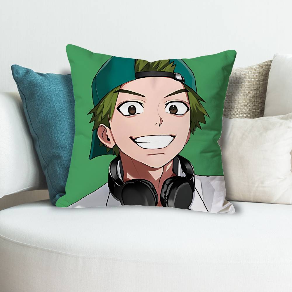 Cool PPhantom Busters Comic Anime Celebrity Merchandise AllMatch Printed Pillow Case Sofa Car Office Room Decoration Protector