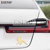 Car Styling 3D Metal Chrome Zinc Alloy Emblem Sexy Girl Car Badge Body Trunk Fender Adhensive Emblem Auto Accessory