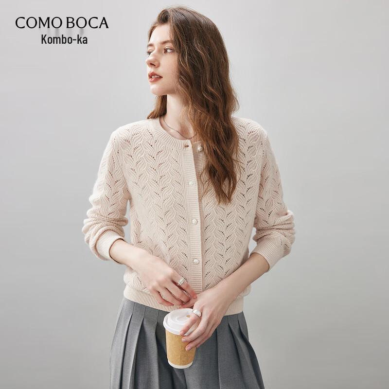 

Komoboka Women s 2025 A/W 100% Wool Round Neck Cardigan L