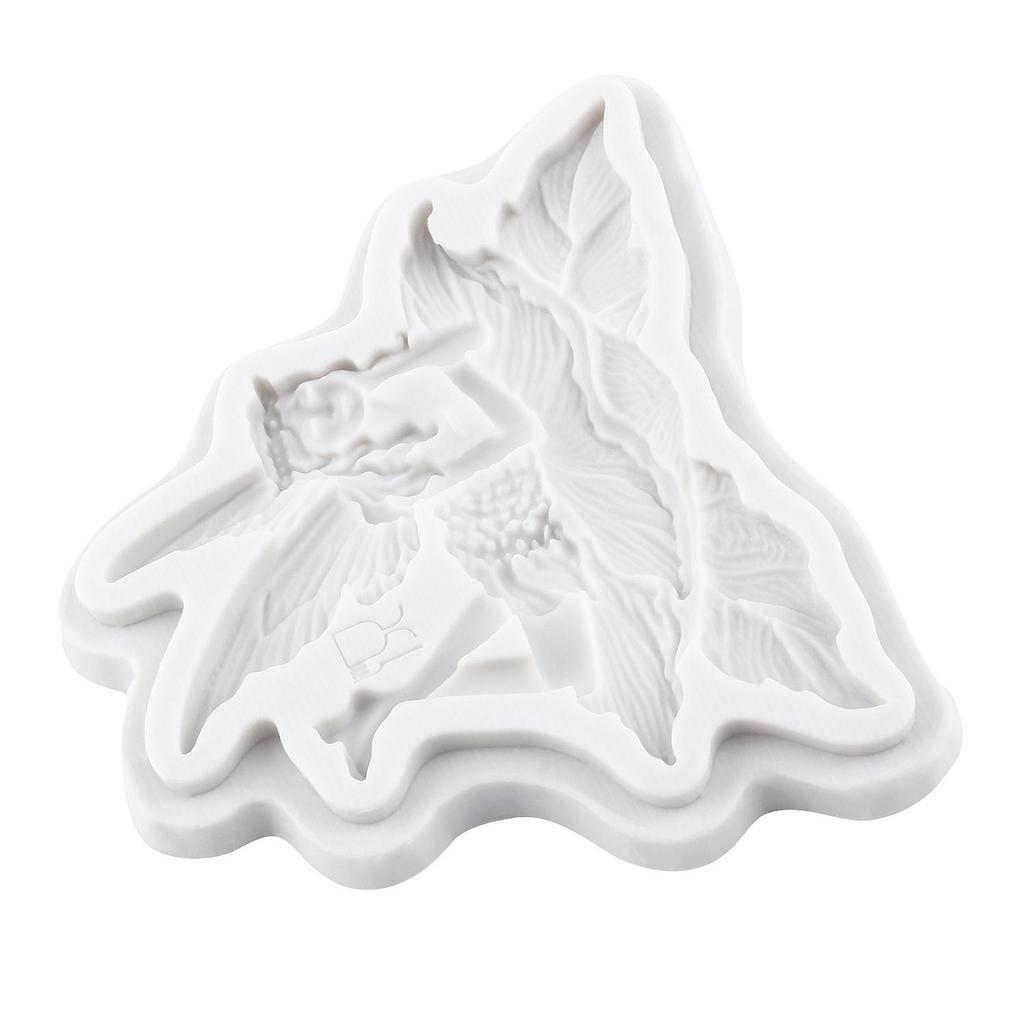 Flower Fairy Silicone Mold Butterfly Fairy Fondant Molds Cake Decorating Tools Theme Cake Dessert Decorated Chocolate Candy Mold