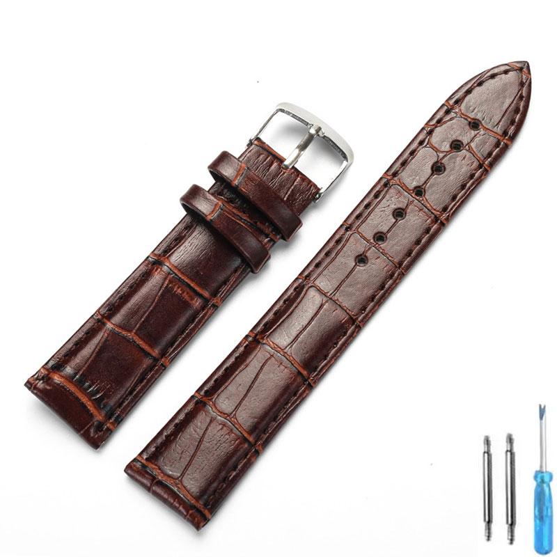 Leather Watchband for Men Women 12mm 14mm 16mm 18mm 19mm 20mm 22mm Watch Band Universal Replacement Leather Watch Strap