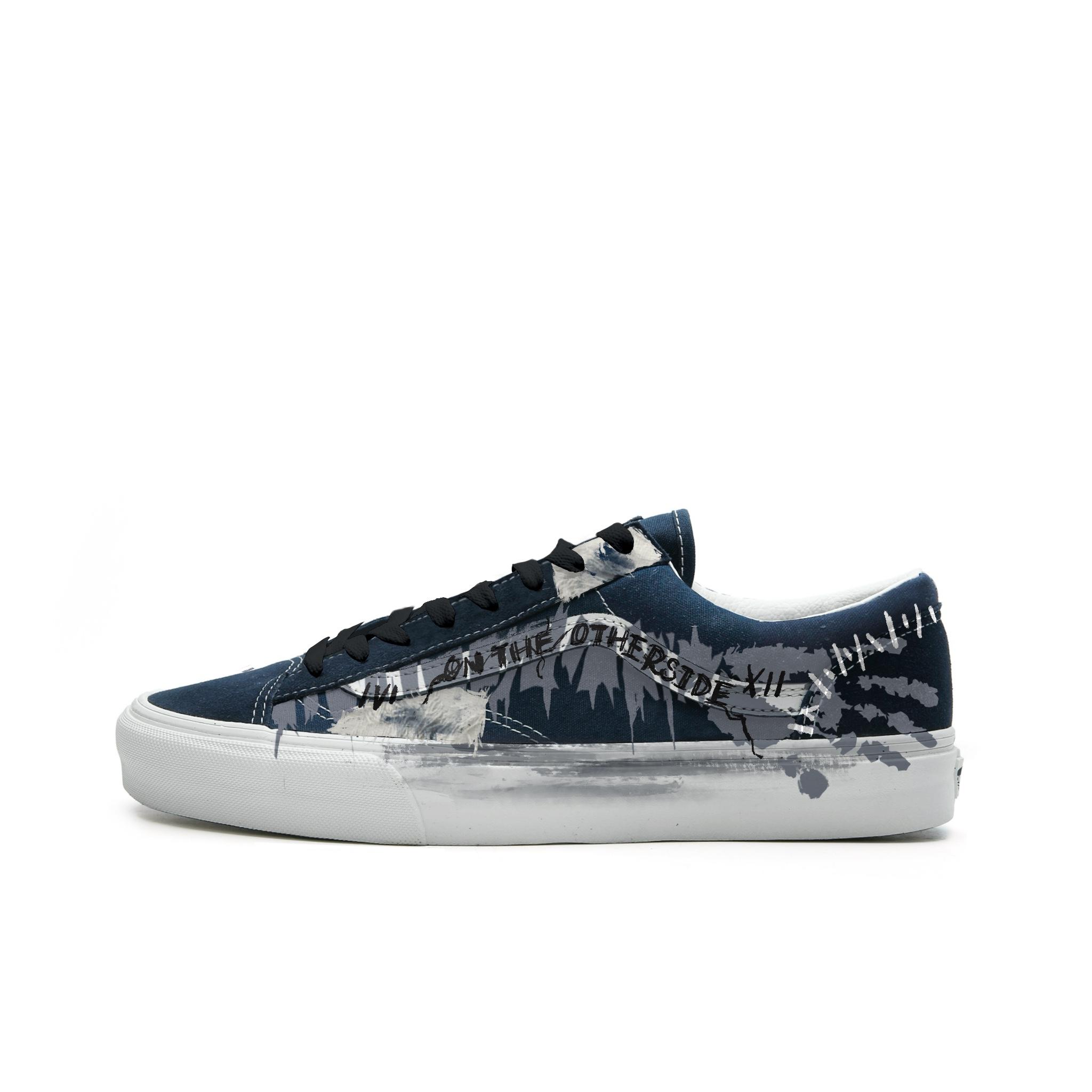

Vans Style 36 Abrasion Resistant Low top Skateboard Shoes Unisex Blue Gray VN0A3DZ3RFL(Team613-) 35