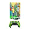 Anime Rick and Morty Decal Wrap Skin Decal Sticker for PS5 Standard Disc Console