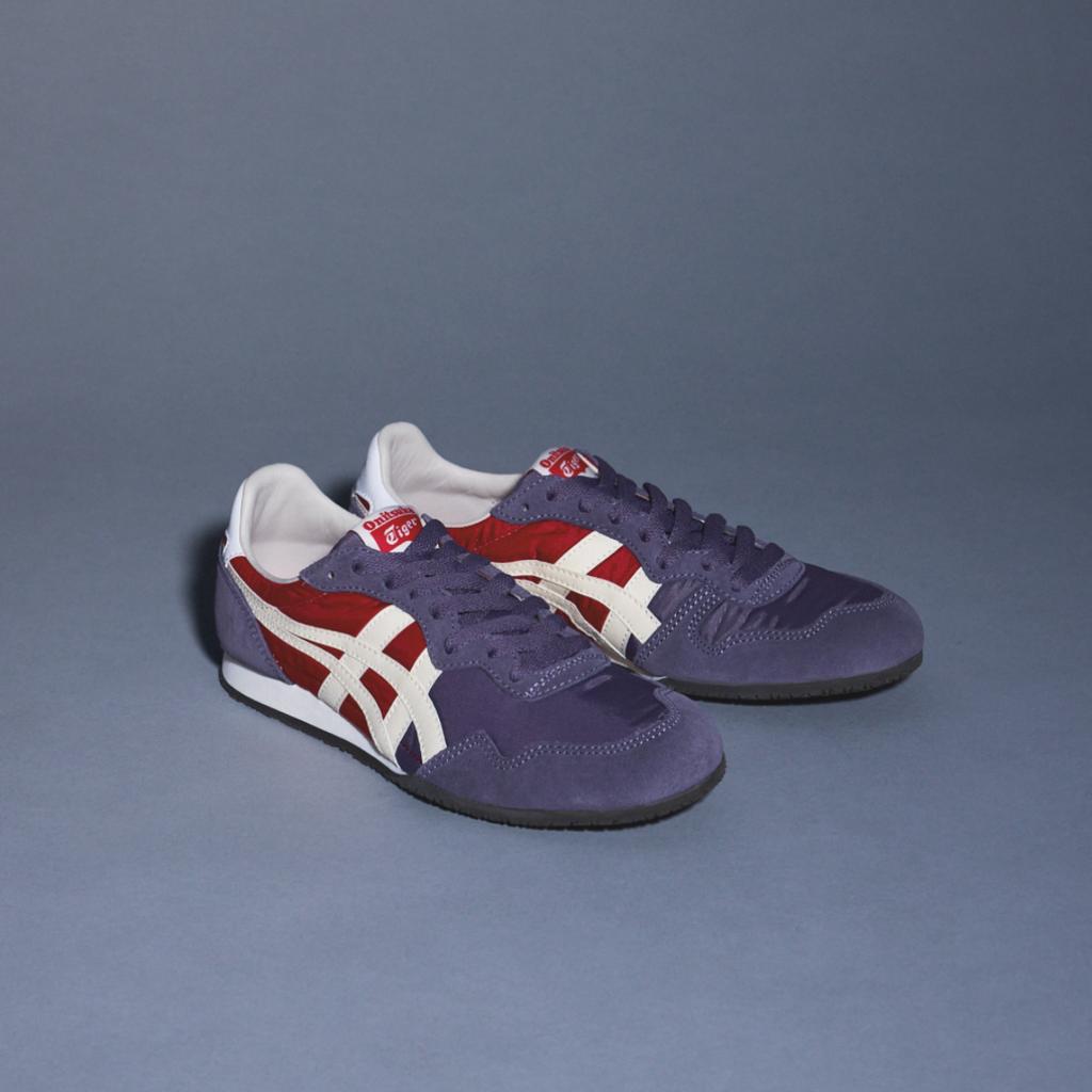 ONITSUKA TIGER Serrano Greyish Purple Cream Red Unisex Sneakers