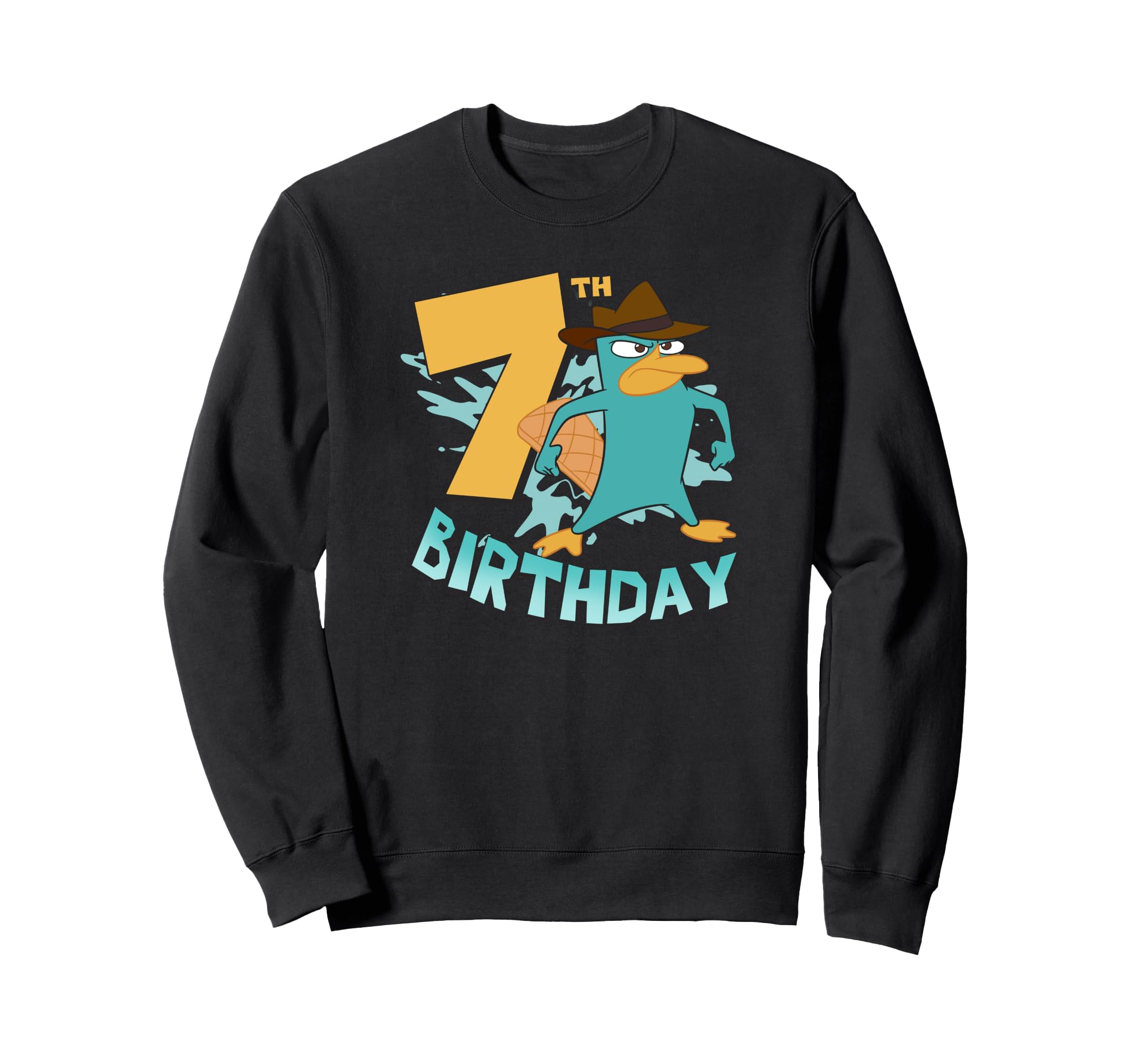 

Disney Phineas and Ferb 7th Birthday Perry the Platypus Sweatshirt