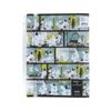 Stationery Moomin Goods Clear Elastic 5 Pockets S2175967 Sun-Star File, Multi-functional, Band, + Zipper, Comic, MG,