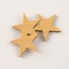 200 buc/set Așchii de lemn Formă de stea Ușor de vopsit Aplicație largă Stele mici din lemn Ornamente neterminate Decor pentru casă