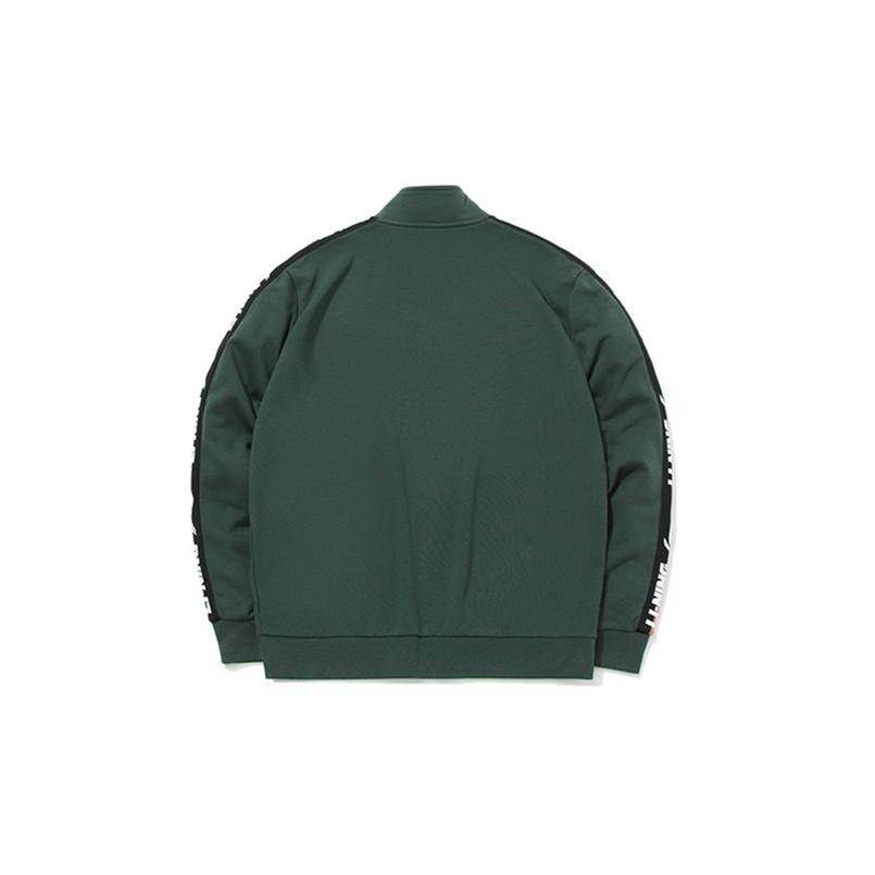 Li-Ning Stand Collar Full Zip Logo Casual Sports Jacket Unisex Jackets Dynamic-Green AWDQ368-11