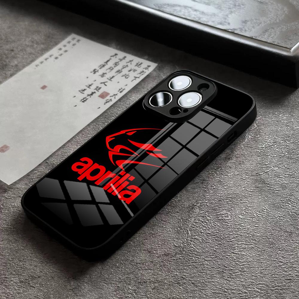 

Cool A-Aprilia Racing Logo Phone Case For IPhone 17 16 Pro Max 15 Plus 14 Pro 12 11 13 Mini X XR XS Max SE Glass Cover iPhone11Pro